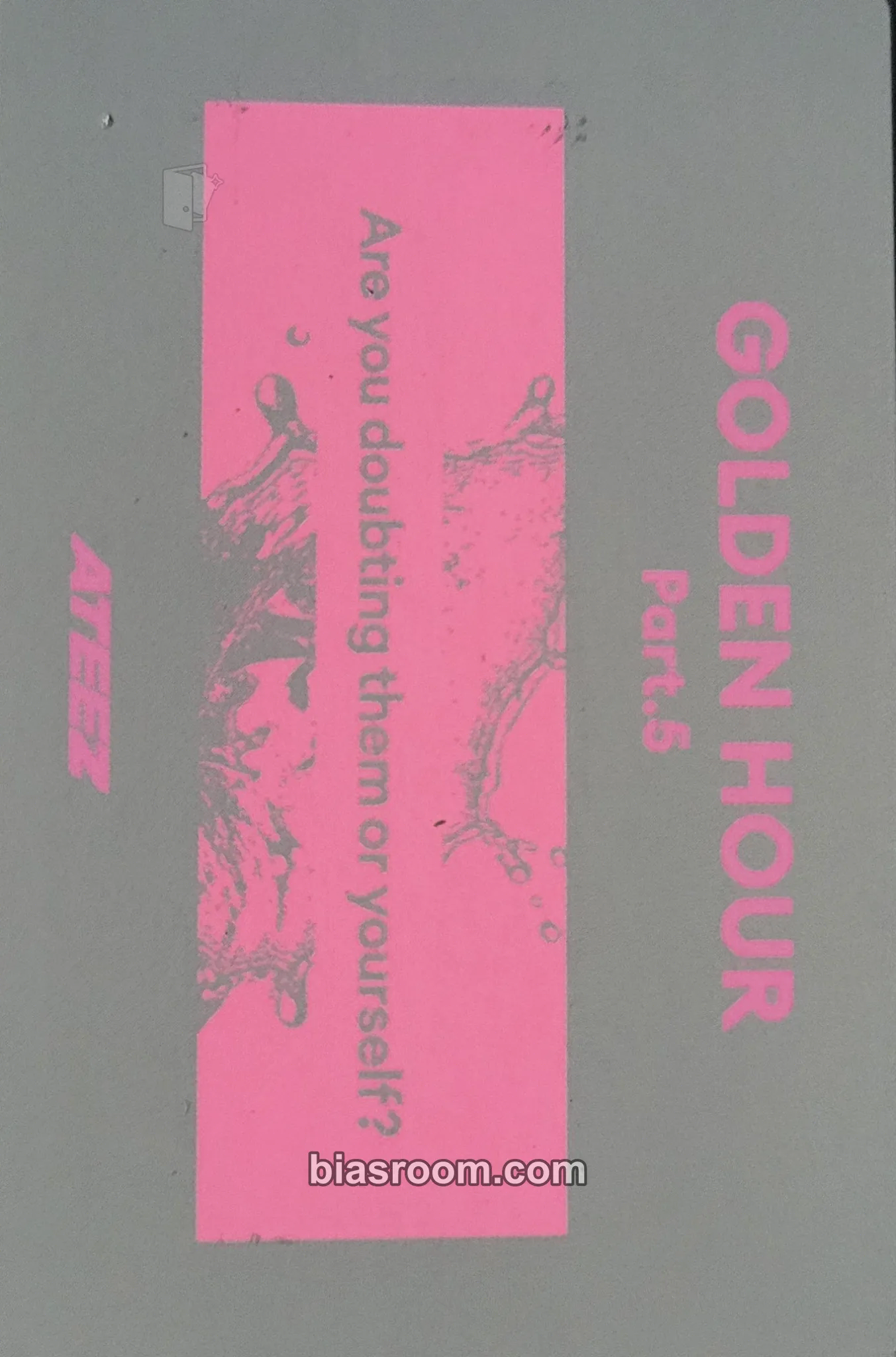 GOLDEN HOUR : Part.5 Photocard - ATEEZ - ATEEZ K-pop photocard
