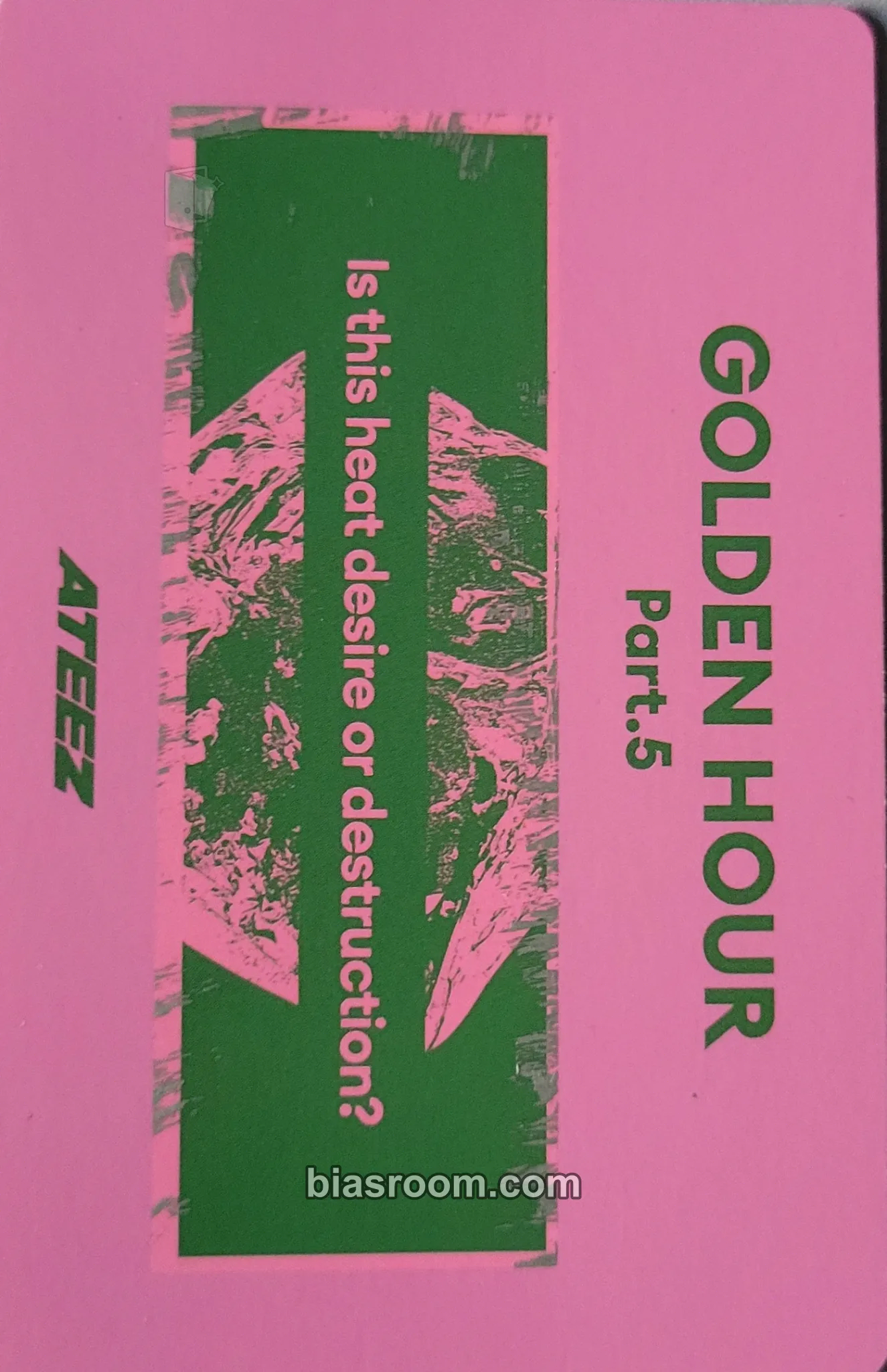 GOLDEN HOUR : Part.5 Photocard - ATEEZ - ATEEZ K-pop photocard