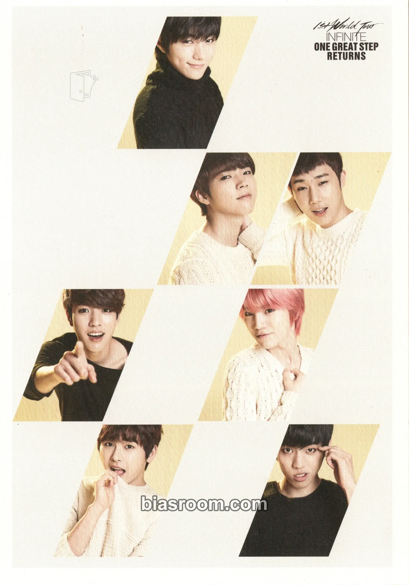 2013 INFINITE 1ST WORLD TOUR ENCORE <ONE GREAT STEP RETURNS> Photocard - INFINITE - INFINITE K-pop photocard