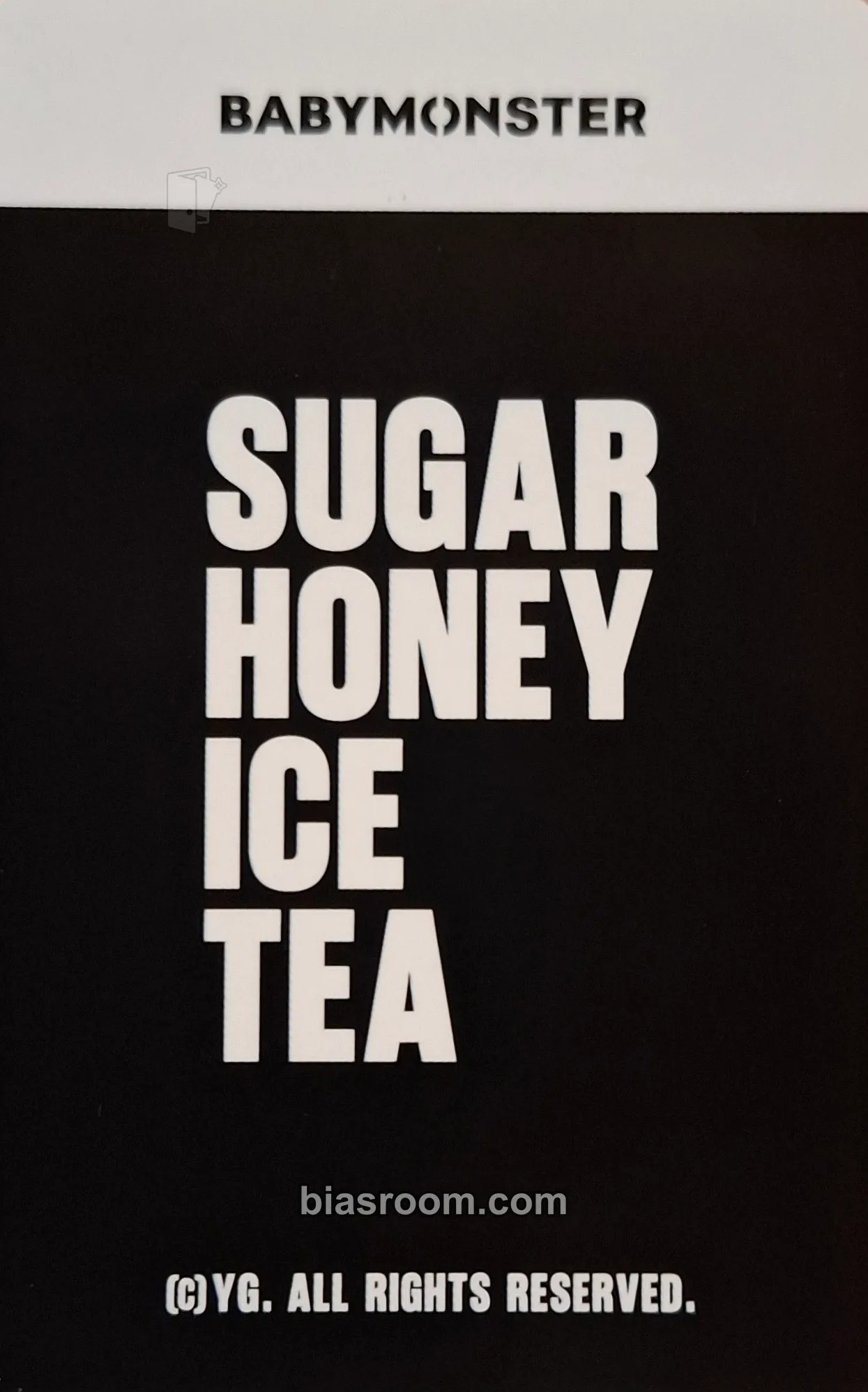 Rora SUGAR HONEY ICE TEA Photocard - BABYMONSTER | Bias Room