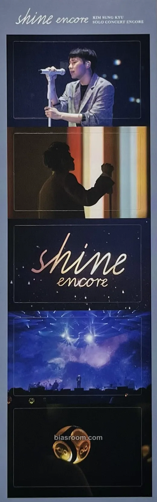 Sungkyu Shine Encore (Kim Sungkyu solo concert) Photocard - INFINITE - INFINITE K-pop photocard