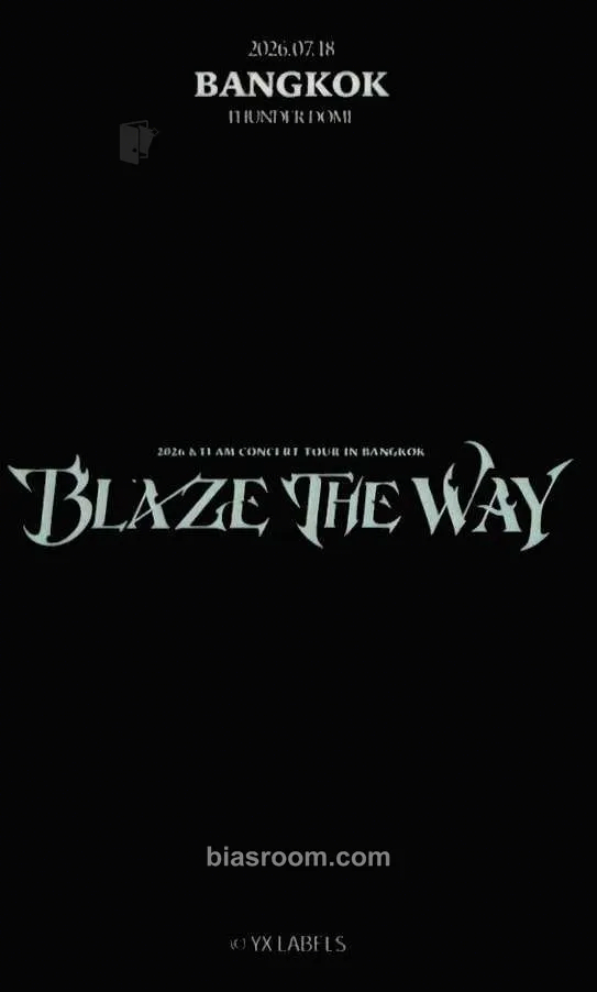 Nicholas 2026 &TEAM CONCERT TOUR 'BLAZE THE WAY' トレカ - &TEAM