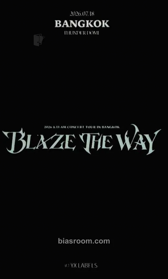 Harua 2026 &TEAM CONCERT TOUR 'BLAZE THE WAY' Photocard - &TEAM