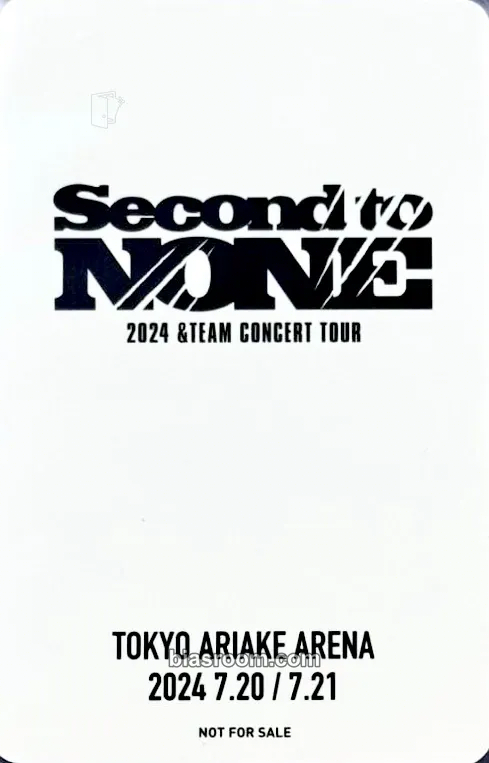 Harua 2024 &Team Concert Tour 'Second To None' Photocard - &TEAM