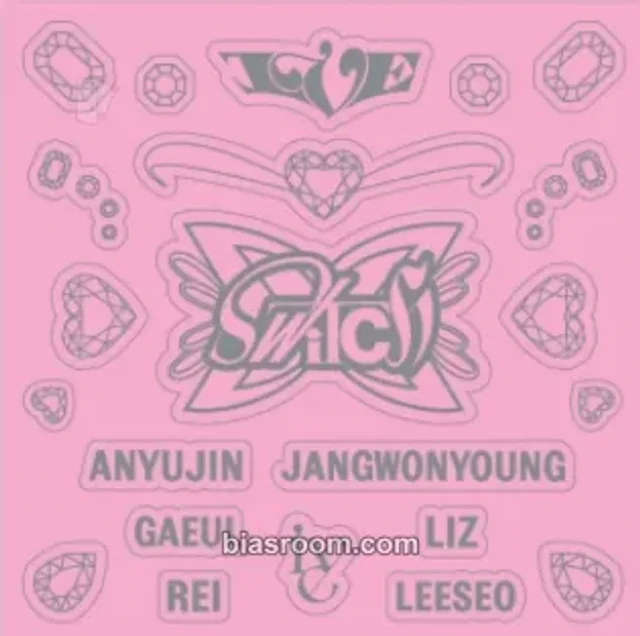 IVE - IVE SWITCH Album album inclusion loved ive version sticker sheet