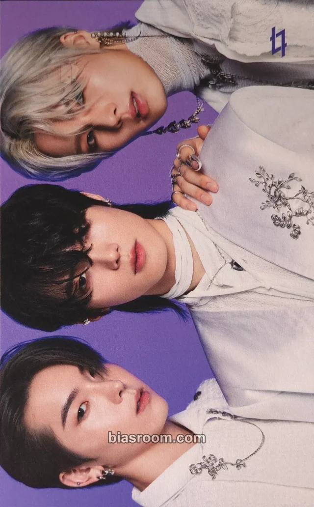 E’LAST - Rano & Seungyeop & Wonhyuk - Awake Album album photocard horizontal postcard white version