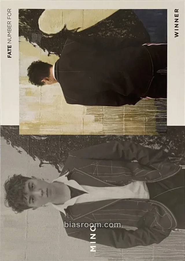 WINNER - Mino - Fate Number For Album album inclusion postcard
