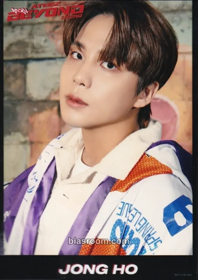 ATEEZ - Jongho - BEYOND : ZERO Album photo print purchase benefit tower records japan B version