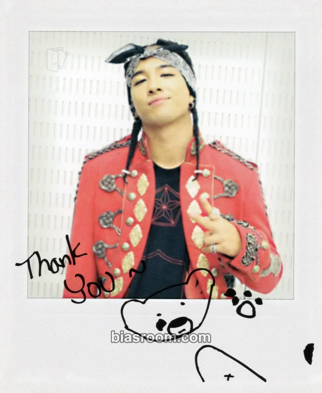 BIGBANG - Taeyang - Alive Tour Event tour merch japan concert polaroid