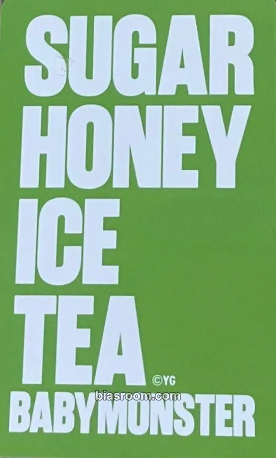 喜怒哀楽トレカ RUKA Ruka SUGAR HONEY ICE TEA トレカ - BABYMONSTER | Bias Room