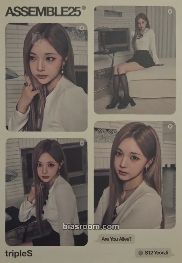 tripleS - Yeonji - Assemble25 Album are you alive version postcard album inclusion