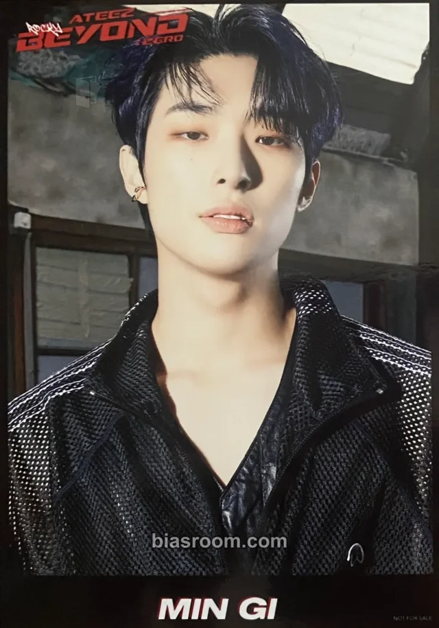 ATEEZ - Mingi - BEYOND : ZERO Album B version photo print purchase benefit tower records japan
