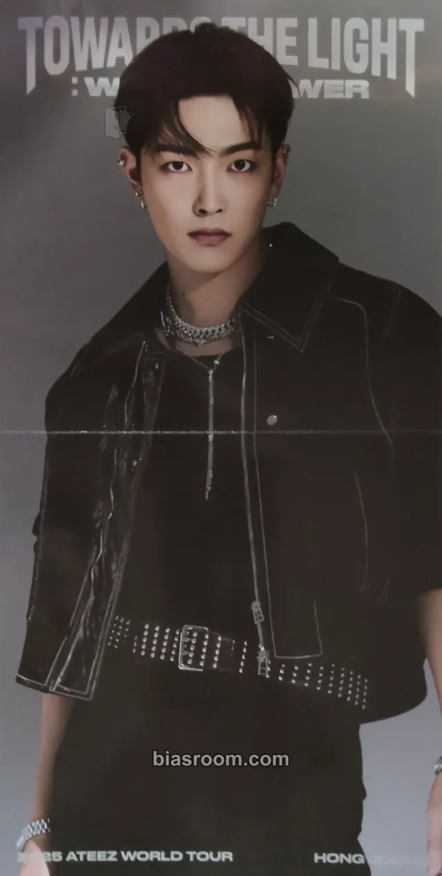 ATEEZ - Hongjoong - Towards The Light : Will To Power World Tour 2024 - 2025 Event member version europe poster