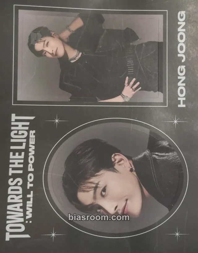 ATEEZ - Hongjoong - Towards The Light : Will To Power World Tour 2024 - 2025 Event sticker id photo merch