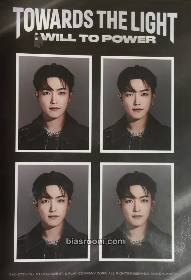 ATEEZ - Hongjoong - Towards The Light : Will To Power World Tour 2024 - 2025 Event id card