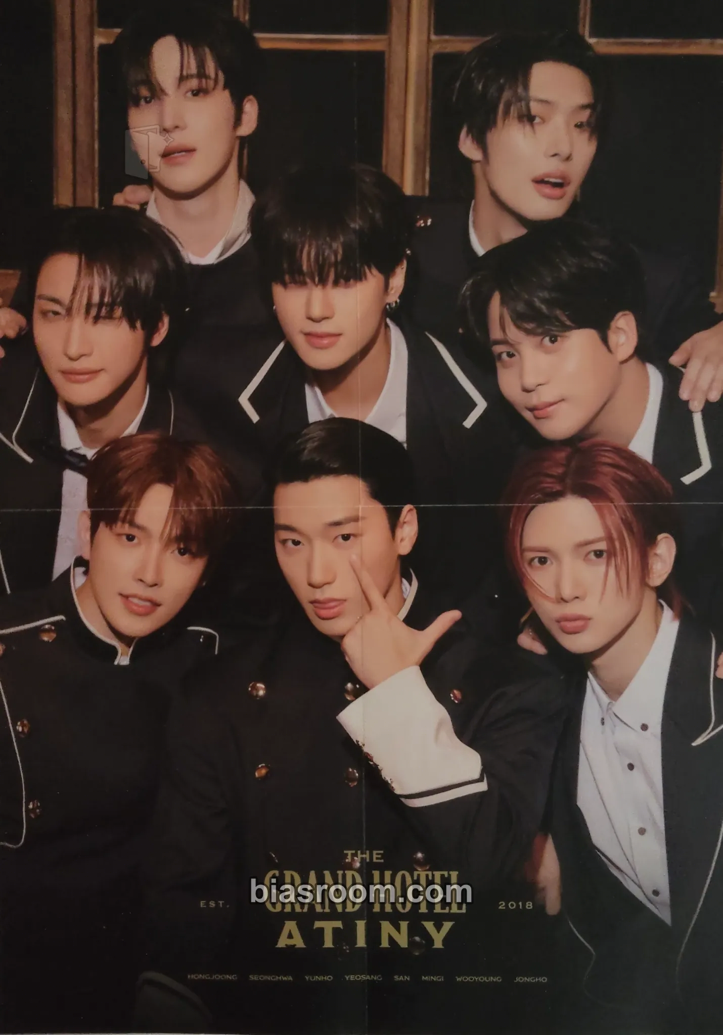 6th Atiny Membership kit - The Grand Hotel Atiny Photocard - ATEEZ - ATEEZ K-pop photocard