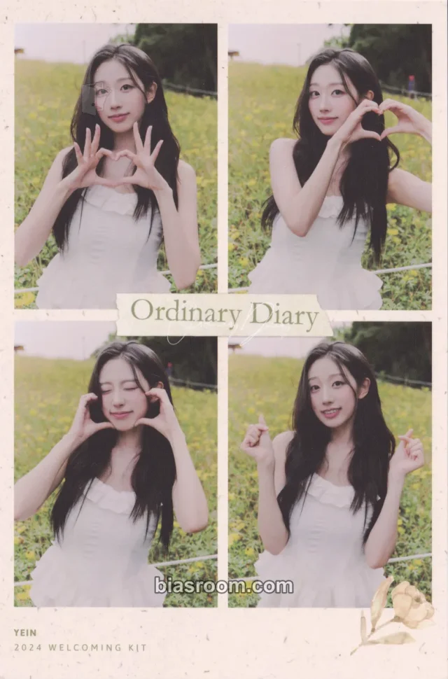 Jeong Yein - Yein - 2024 WELCOMING KIT [Ordinary Diary] Other season's greetings kit inclusion 4 cut photo