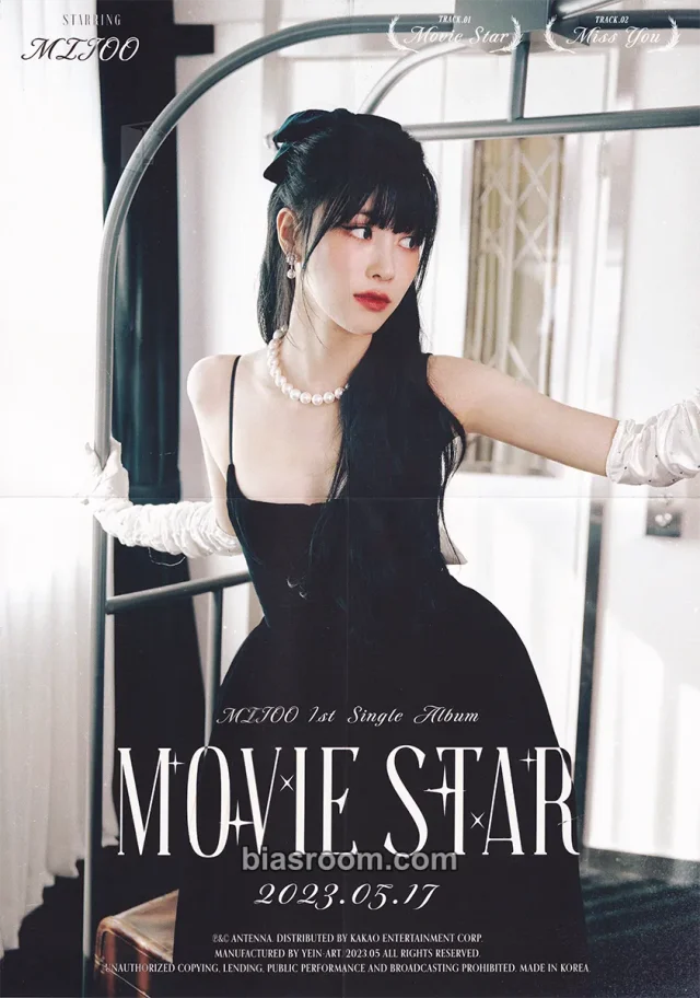 Mijoo - Mijoo - Movie Star Album album inclusion poster classic version double-sided