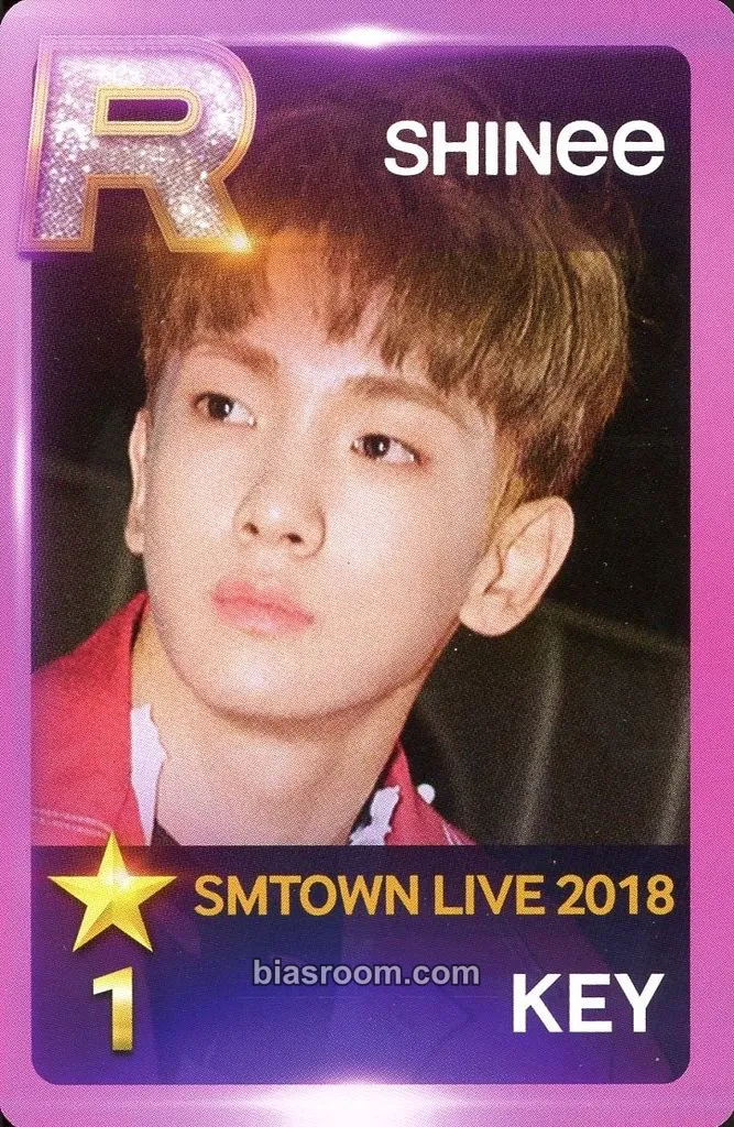 Key SMTOWN LIVE 2018 IN OSAKA Photocard - SHINee - SHINee K-pop photocard