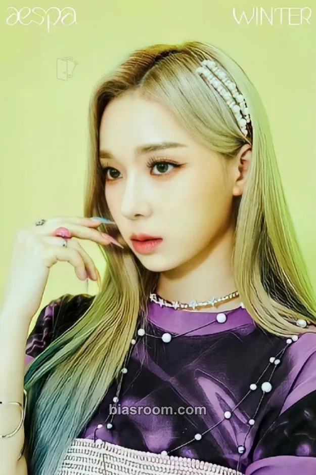 Winter Black Mamba (Debut Single) Photocard - aespa - aespa K-pop photocard