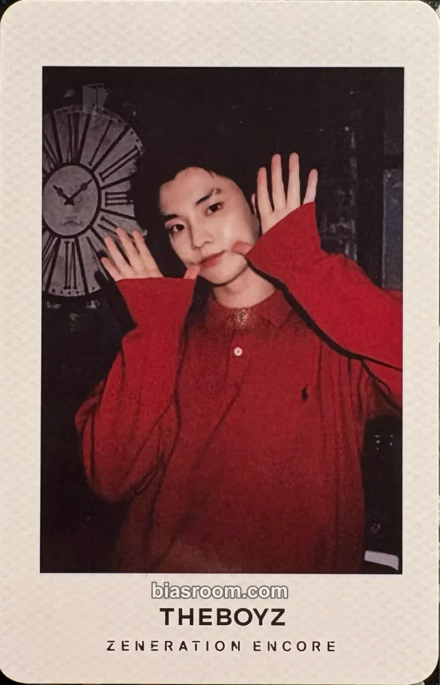 THE BOYZ - Q - WORLD TOUR: Zeneration 2 Event encore polaroid
