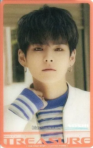 Yoshi THE FIRST STEP: CHAPTER THREE Photocard - TREASURE - TREASURE K-pop photocard