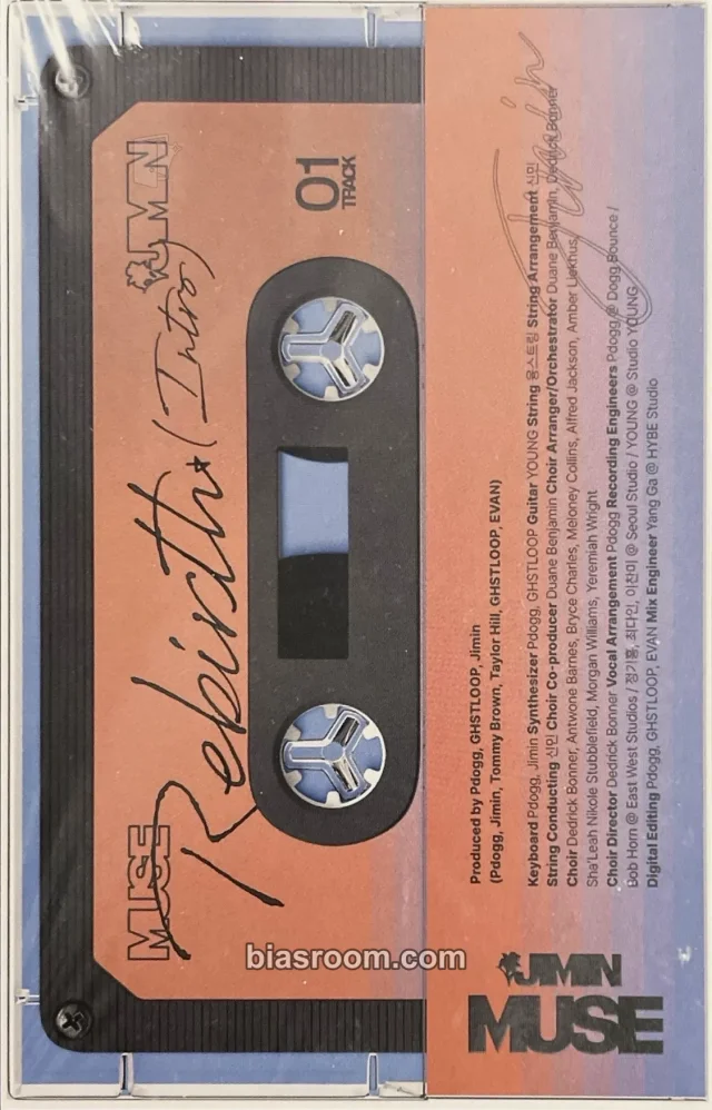 BTS - Jimin - Muse Album album inclusion lyric card vinyl version