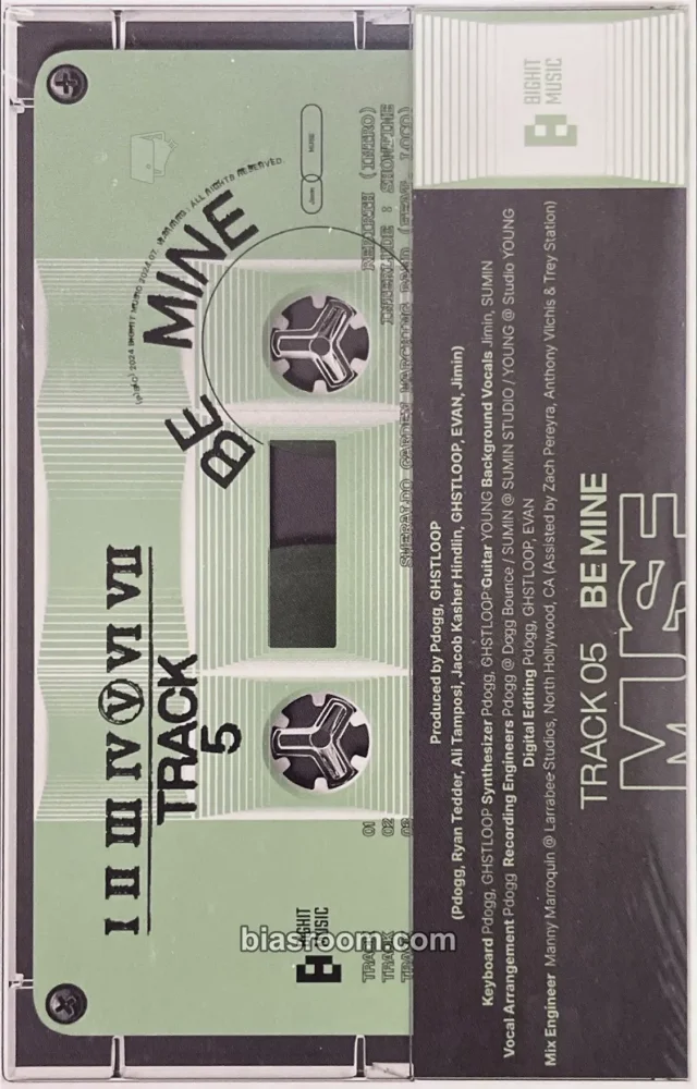 BTS - Jimin - Muse Album album inclusion lyric card vinyl version