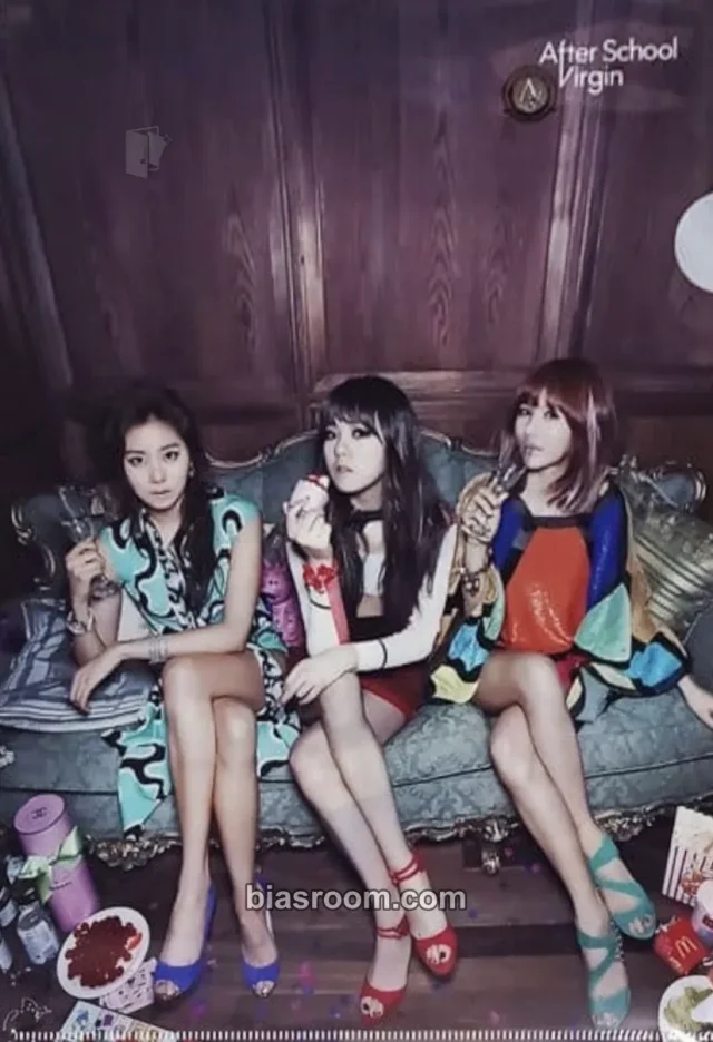 After School - Jungah & Lizzy & UEE - Virgin Album clear file L holder