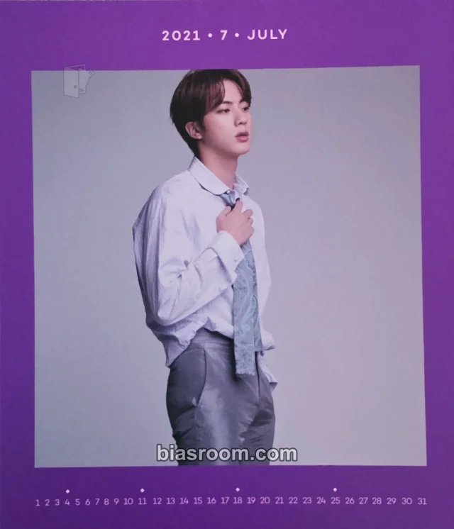 BTS - Jin - D'ICON Vol. 10 Other dicon mini calendar double-sided