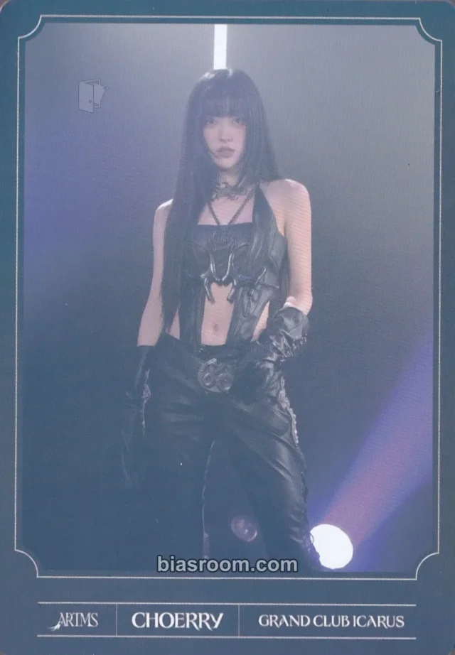 ARTMS - Choerry - ARTMS 3rd World Tour: Grand Club Icarus Event tour merch XL photocard holographic (hologram) concept photocard