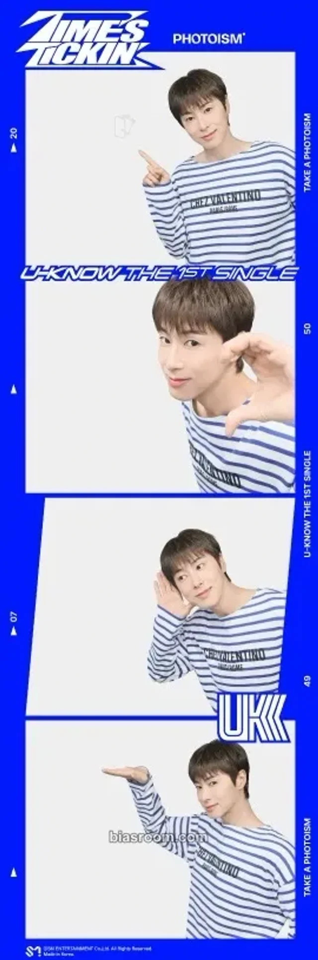 TVXQ - U-Know Yunho - Time's Tickin' (U-Know Solo) Album photoism 4 cut photo