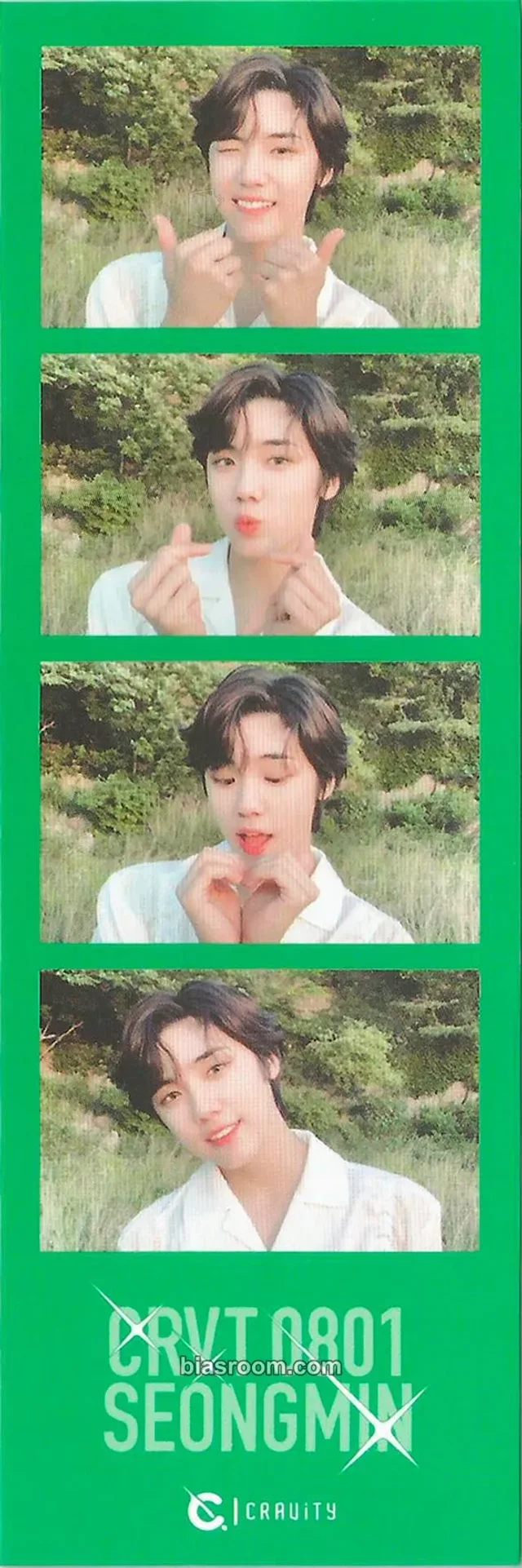 CRAVITY - Seongmin - HIDEOUT: THE NEW DAY WE STEP INTO - SEASON 2 Album 4 cut photo pob (pre-order benefit) supplemental