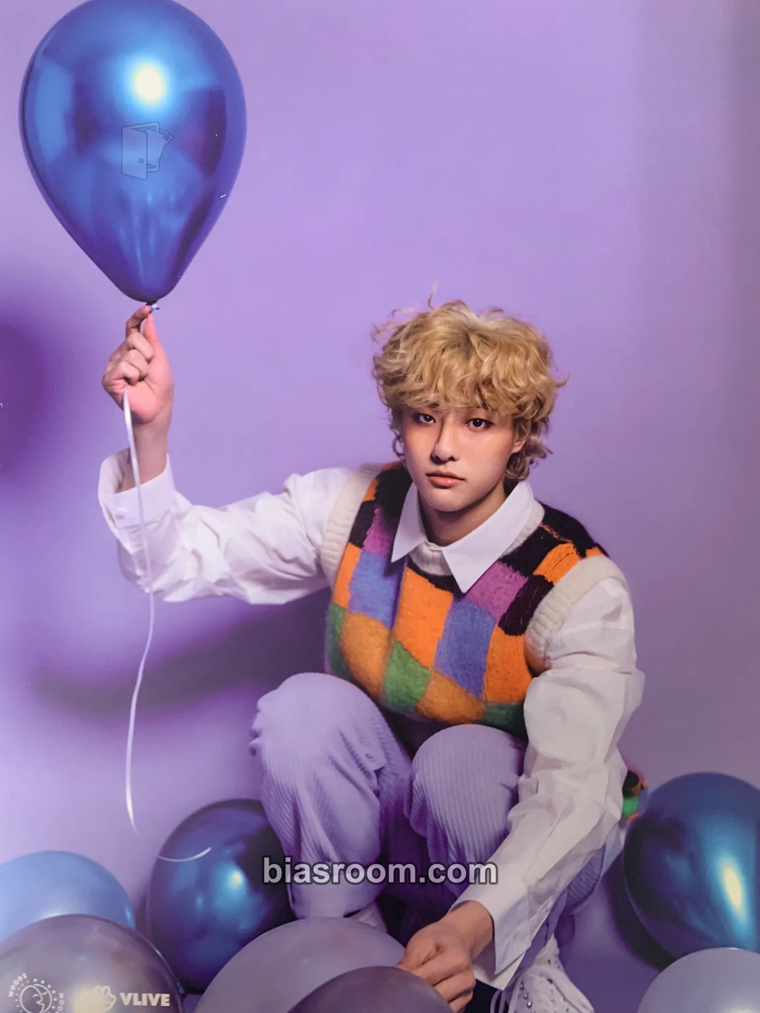 WOODZ WOODZ 1st Fan Club MOODZ Kit Singing Room Photocard - WOODZ K-pop photocard