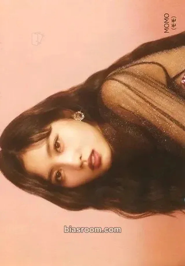 TWICE - Momo - &TWICE Album release event commemoration release shibuya tower records japan horizontal flyer