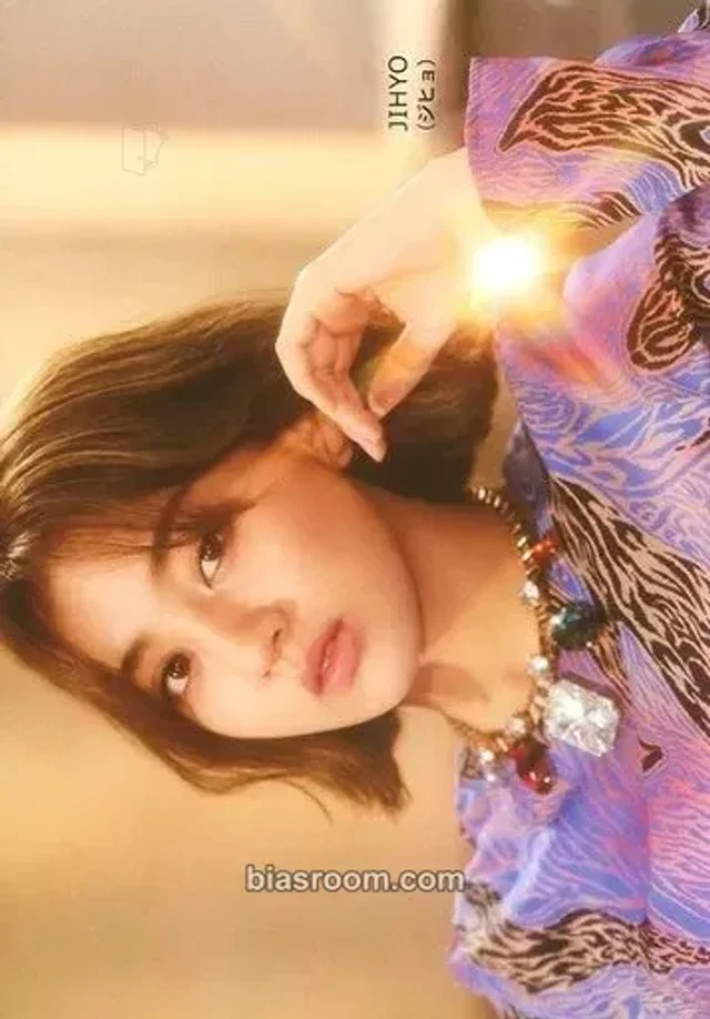 TWICE - Jihyo - &TWICE Album release event commemoration release flyer shibuya tower records japan horizontal