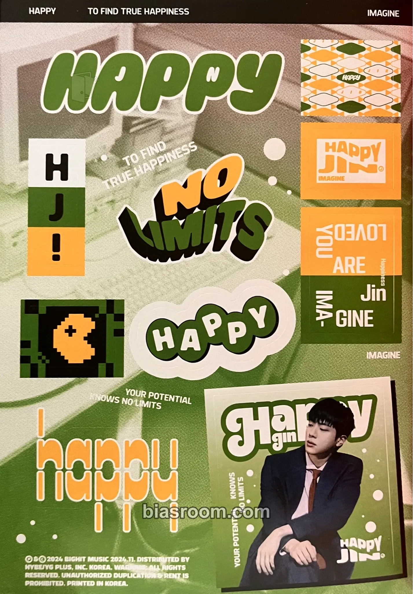 Jin Happy Photocard - BTS - BTS K-pop photocard
