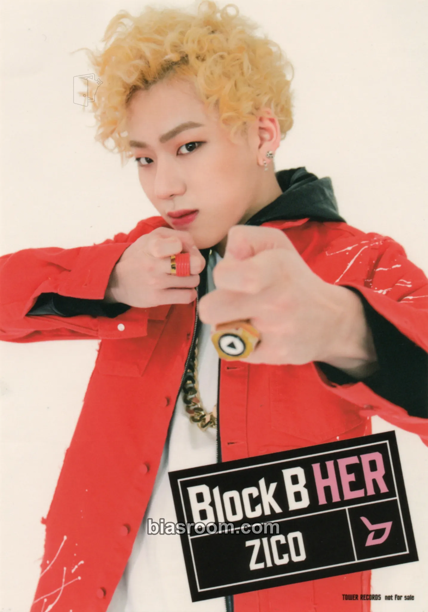 Zico H.E.R (Japanese Version) Photocard - Block B - Block B K-pop photocard
