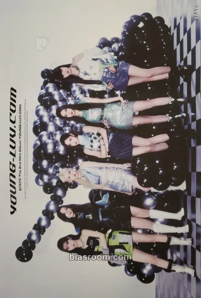 STAYC - YOUNG-LUV.COM Album jewel case version poster horizontal
