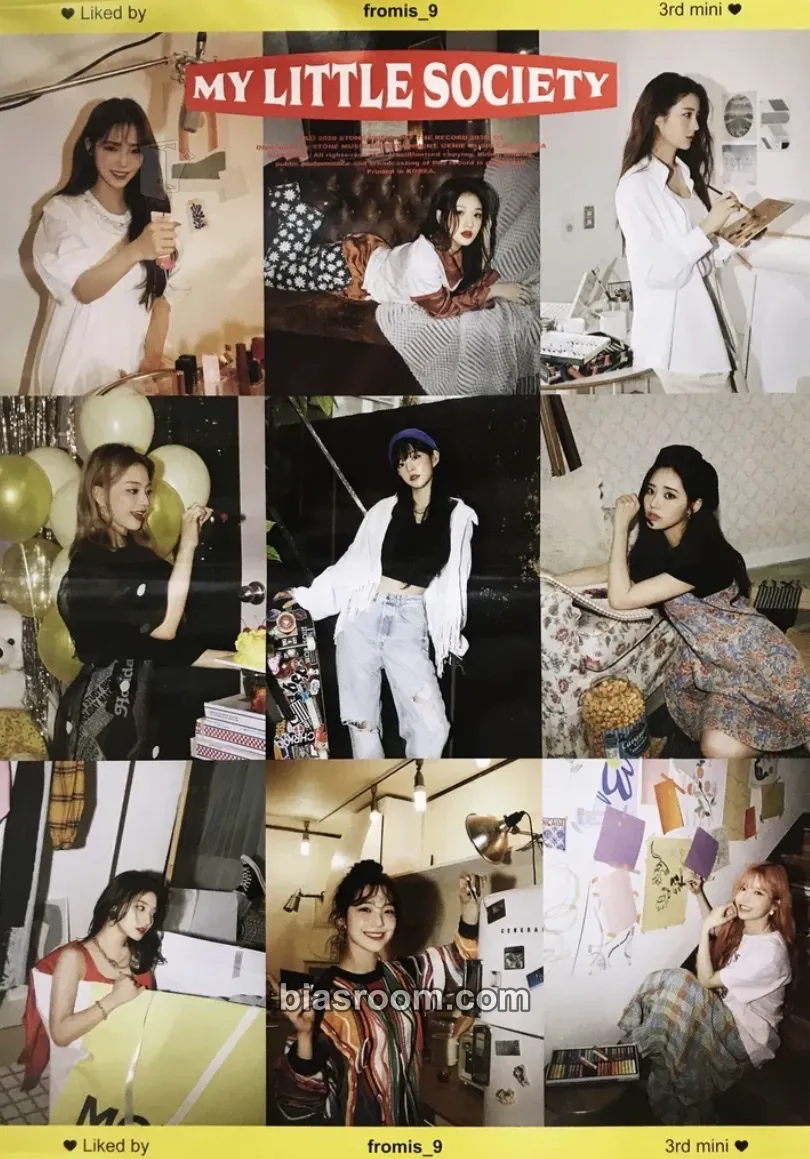 My Little Society Photocard - fromis_9 - fromis_9 K-pop photocard