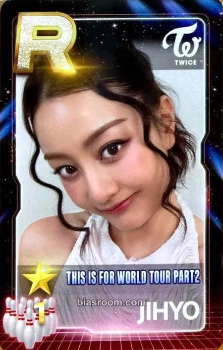 Jihyo TWICE x SuperStar JYPNATION Photocard - TWICE - TWICE K-pop photocard