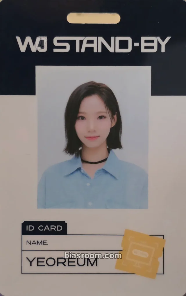 WJSN - Yeoreum - 3rd FANMEETING <WJ STAND BY> Event fan meeting id card
