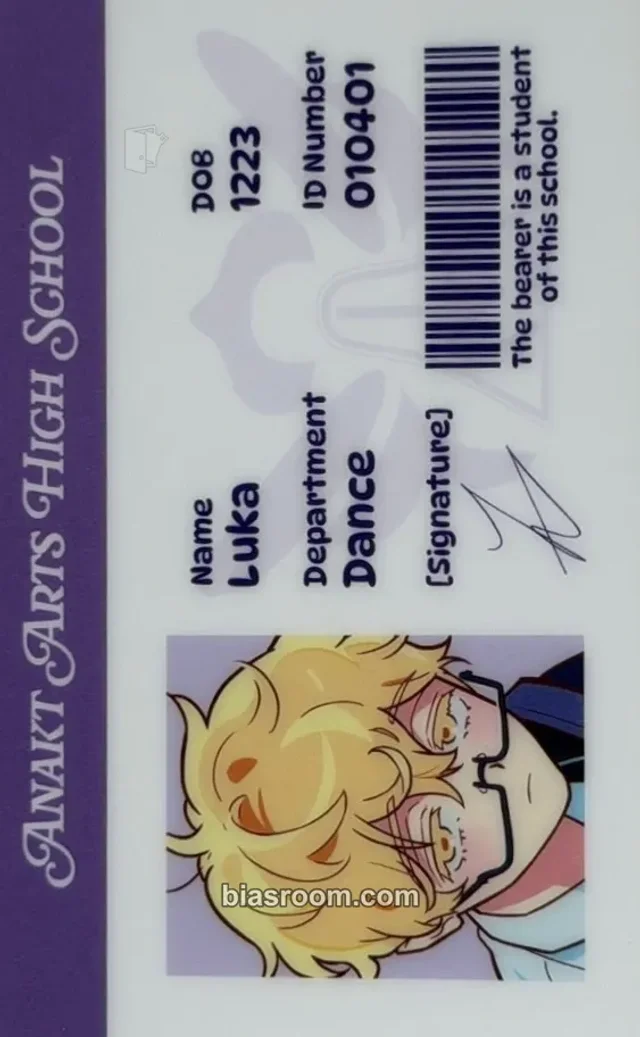 Luka ALIEN STAGE ALIEN STAGE ANAKT ARTS HIGH SCHOOL POP-UP K-pop photocard