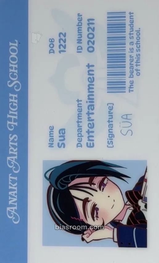 Sua ALIEN STAGE ANAKT ARTS HIGH SCHOOL POP-UP Photocard - ALIEN STAGE - ALIEN STAGE K-pop photocard