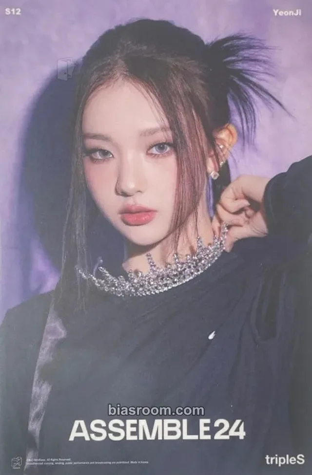 tripleS - Yeonji - Assemble24 Album broadcast postcard