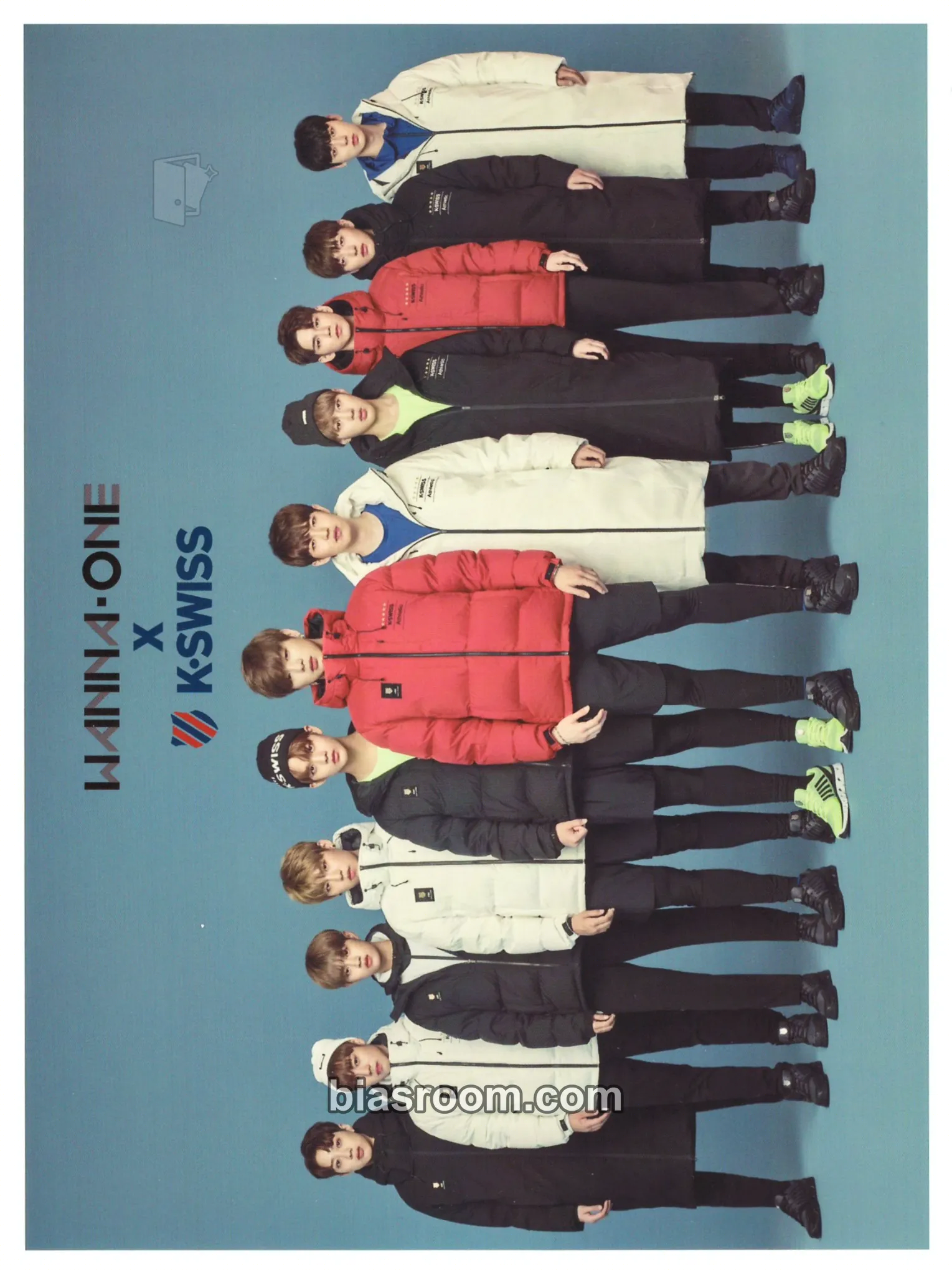 K-SWISS Photocard - Wanna One - Wanna One K-pop photocard