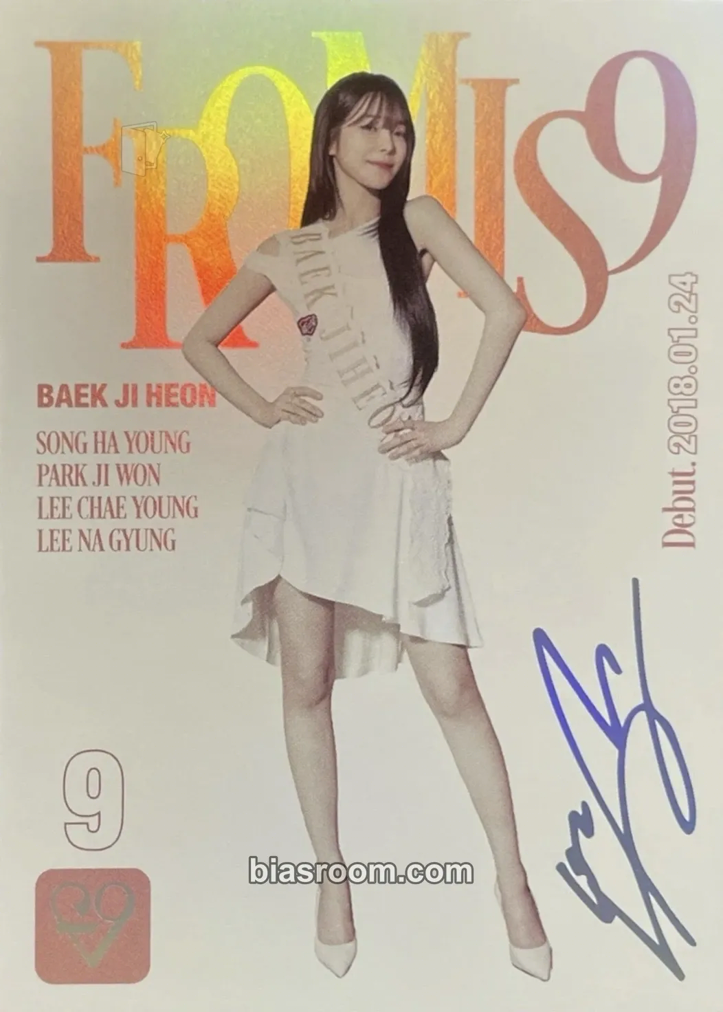 Jiheon Fromis_9 MIIMCA x TELECA Photocard - fromis_9 - fromis_9 K-pop photocard