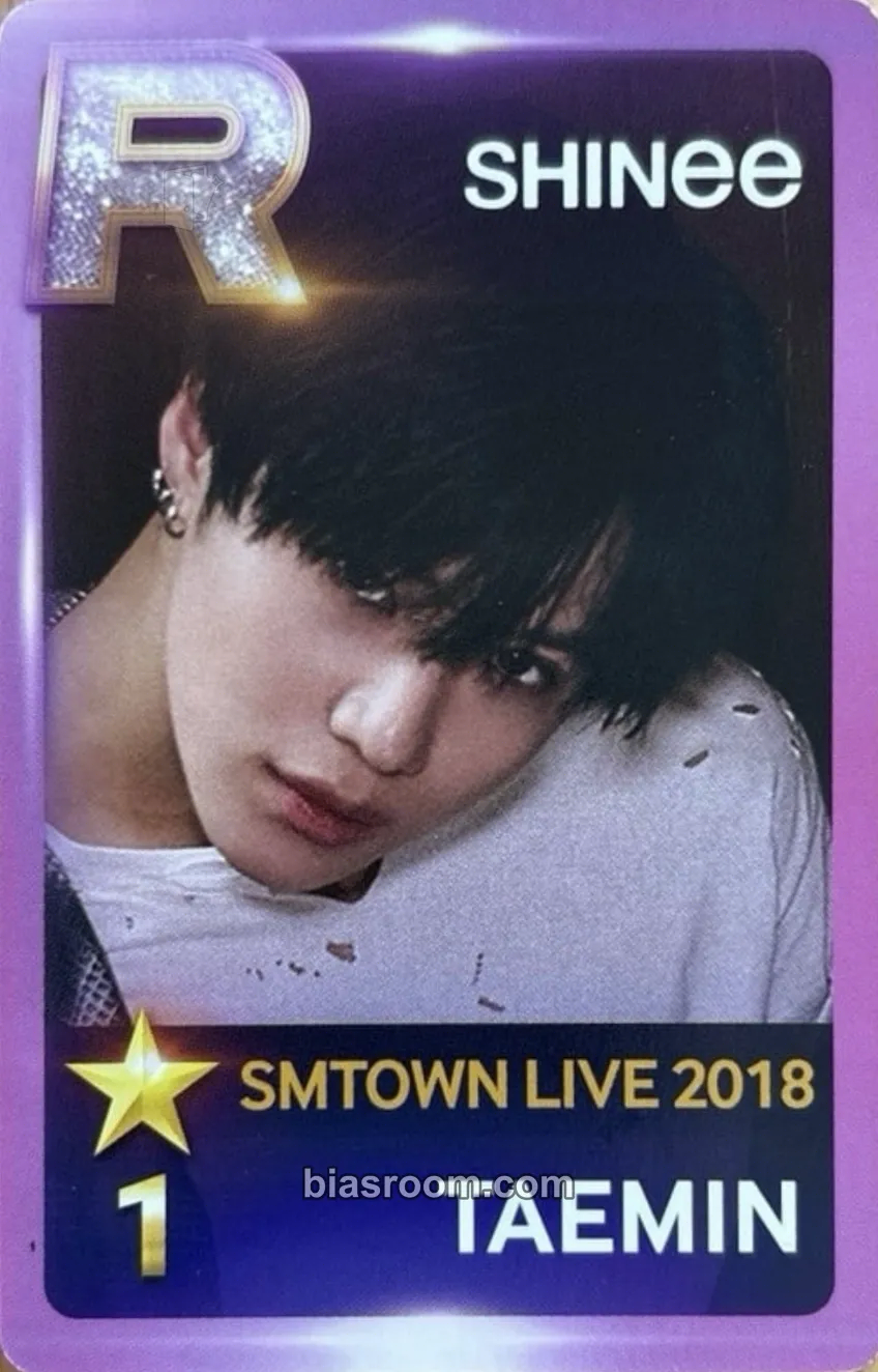 Taemin SMTOWN LIVE 2018 IN OSAKA Photocard - SHINee - SHINee K-pop photocard