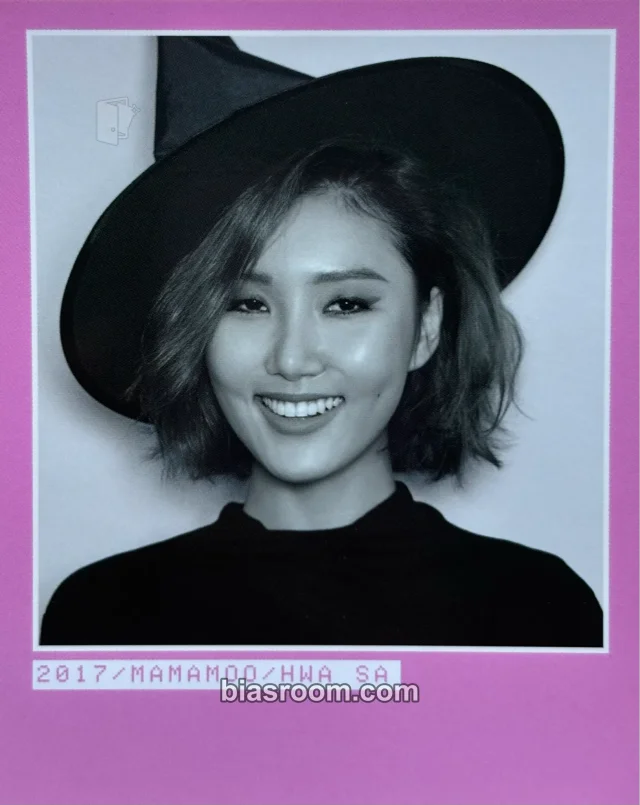 MAMAMOO - Hwasa - 2017 Season’s Greetings Other season's greetings non-standard size pob (pre-order benefit) polaroid