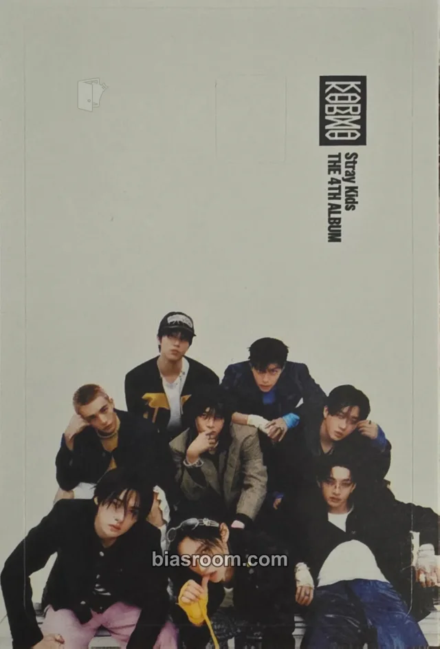 Stray Kids - KARMA Album pob (pre-order benefit) soundwave sticker set benefit card cover sticker